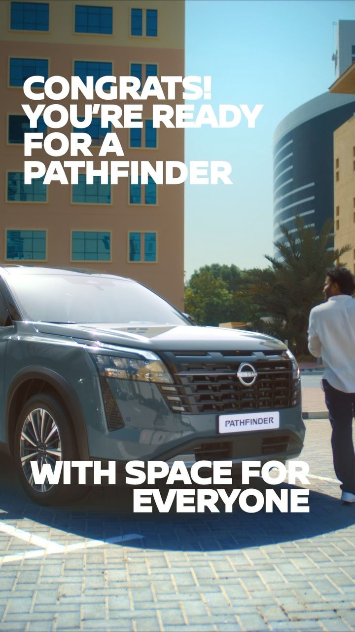 Still from the Nissan Middle East — Pathfinder campaign